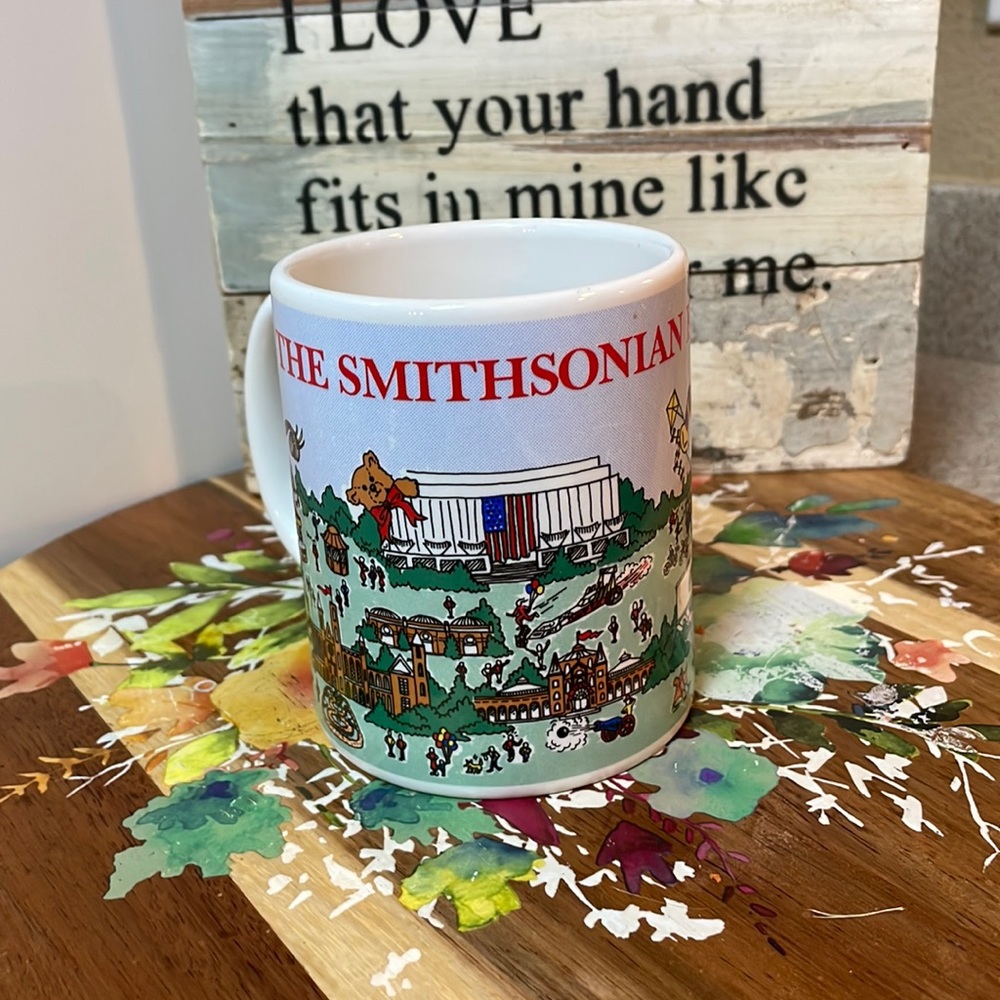 Vintage Stoneware The Smithsonian Experience Coffee Mug ☕️